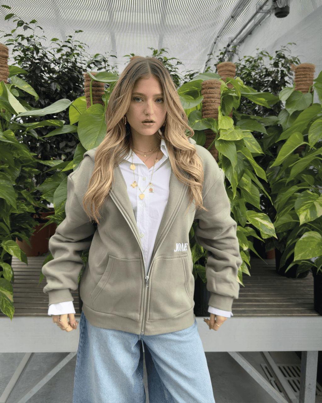 ZIP Hoodie Olive