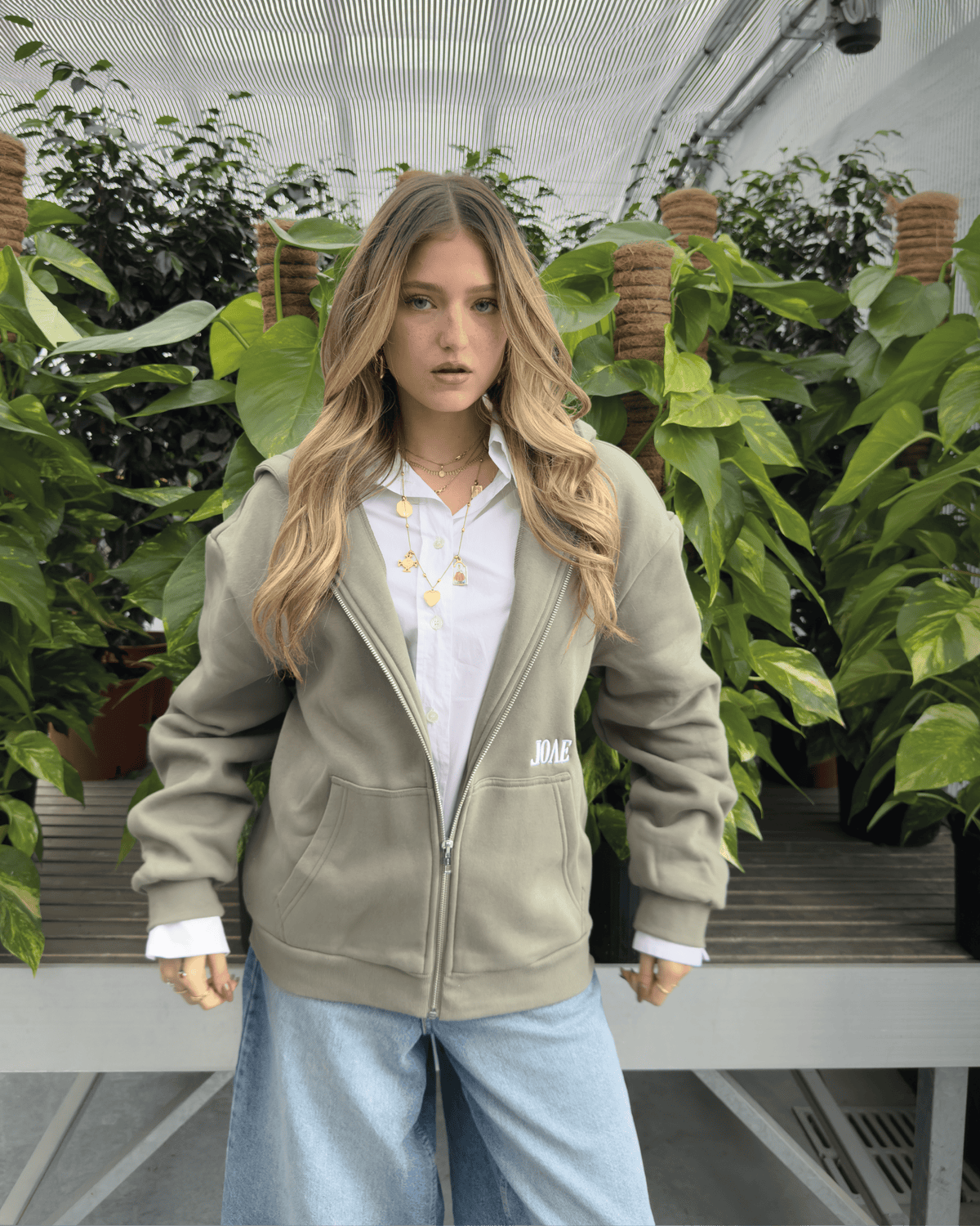 ZIP Hoodie Olive
