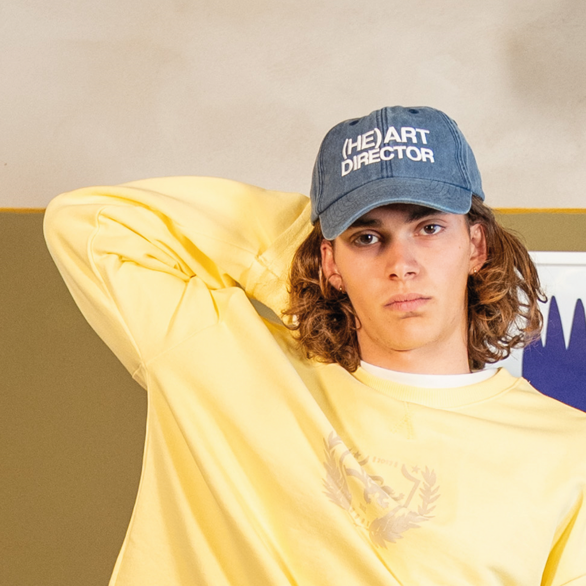 (HE)ART Cap Washed Navy