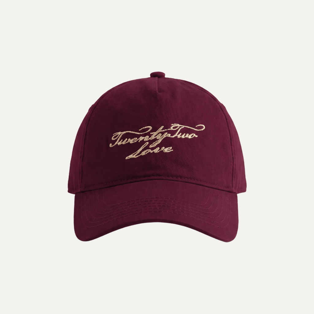 TwentyTwoLove Cap Bordeaux