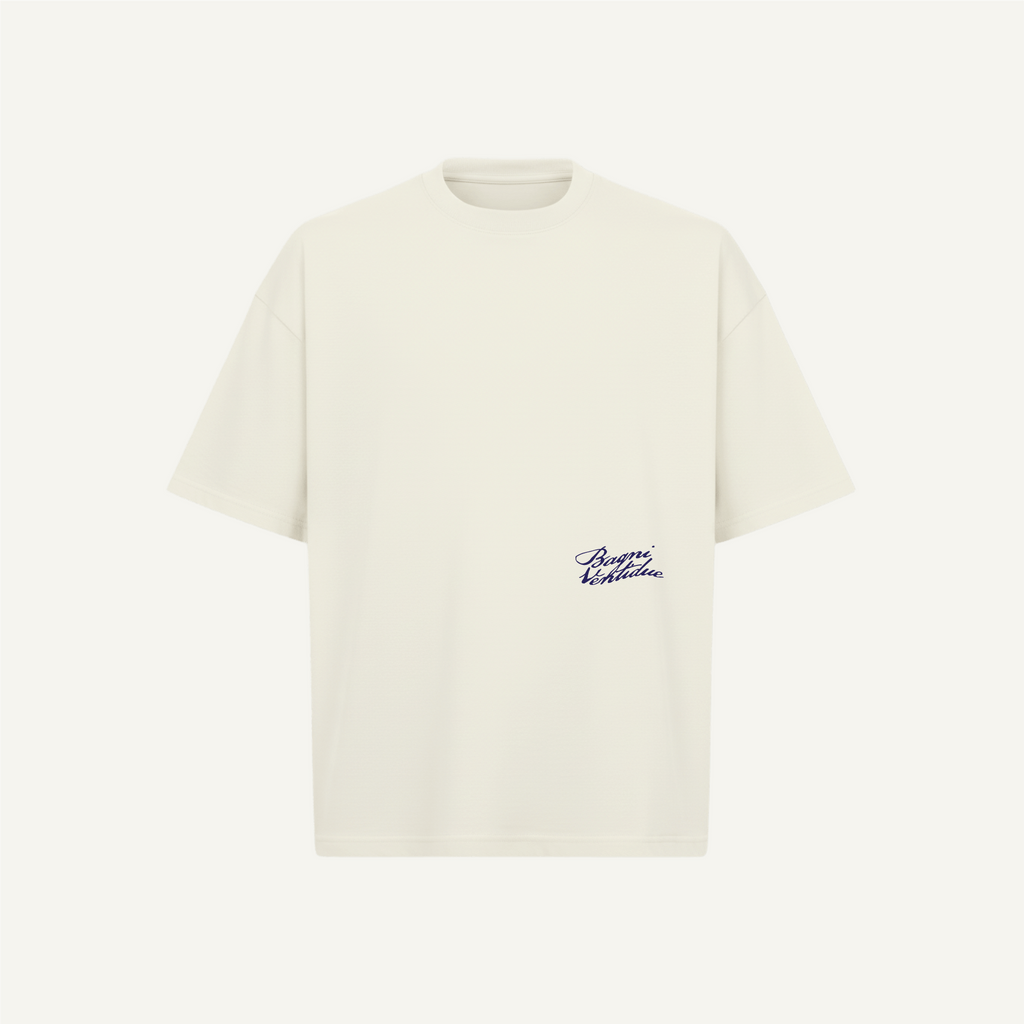 STRIPED LOGO TEE