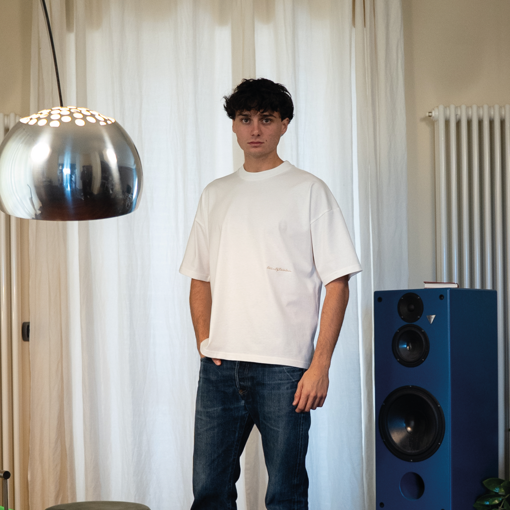 Logo Tee White