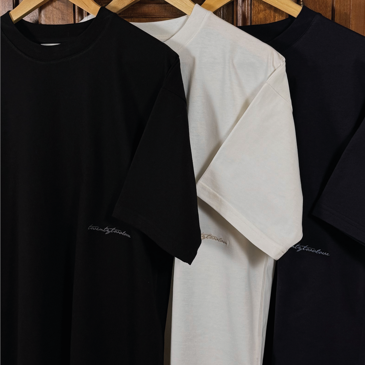 Logo Tee White