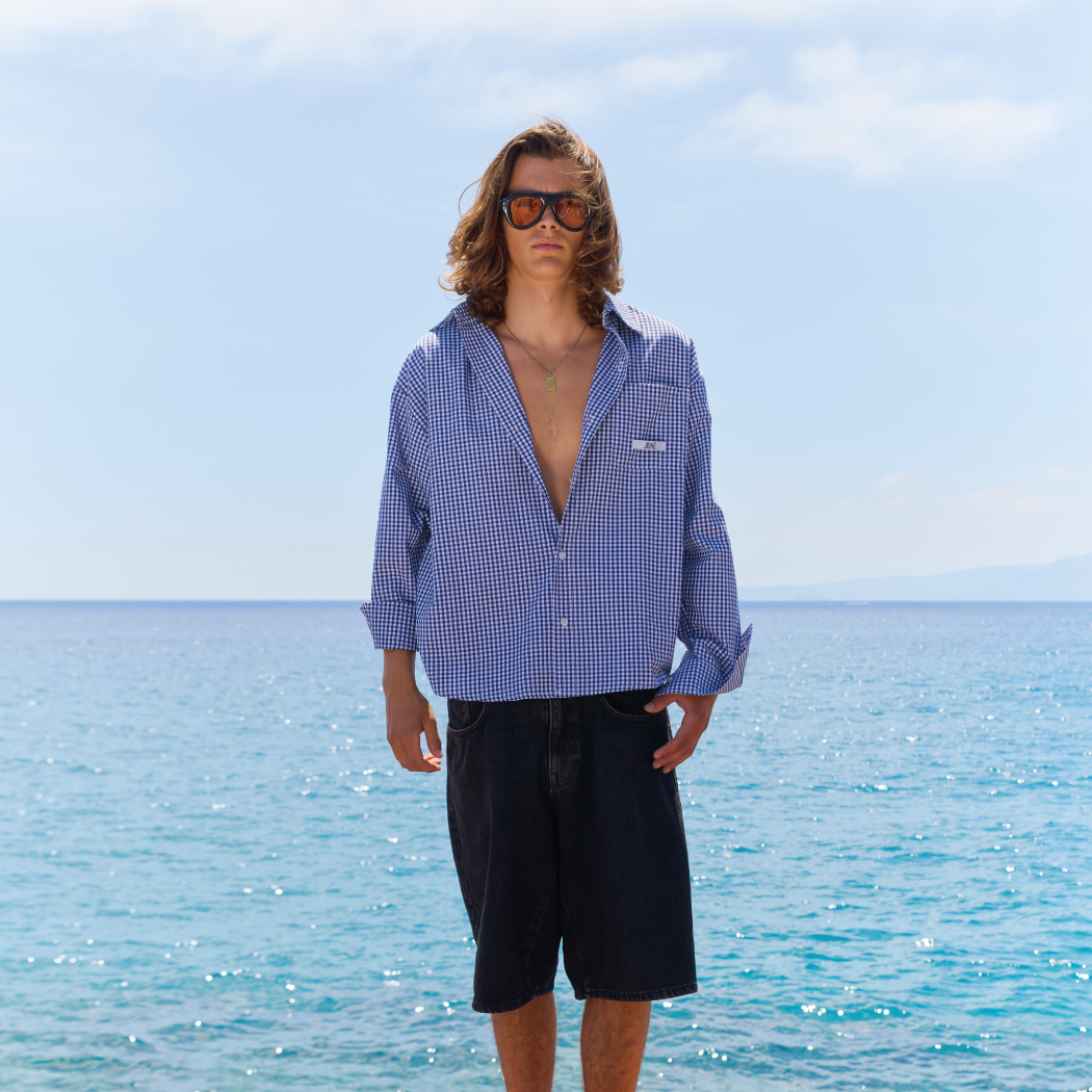 CHECK POCKET SHIRT