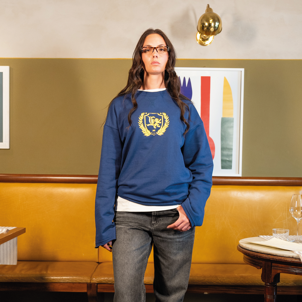 Emblem Crewneck Navy