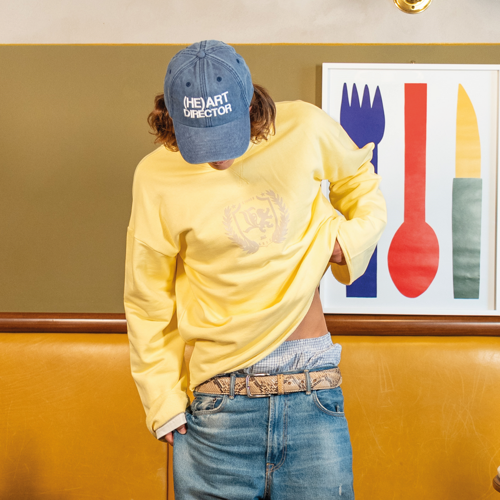 Emblem Crewneck Yellow