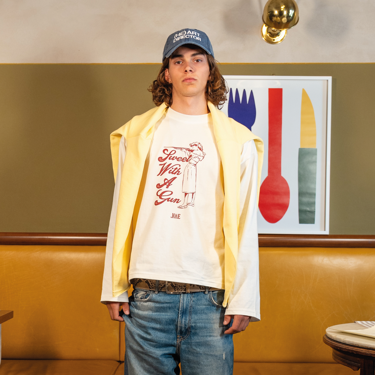 Emblem Crewneck Yellow