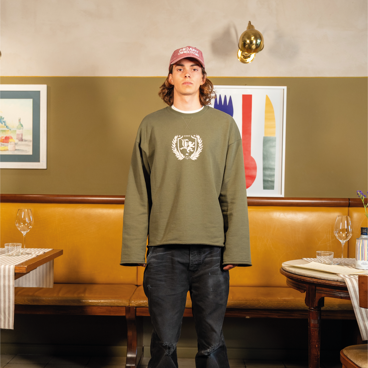 Emblem Crewneck Green