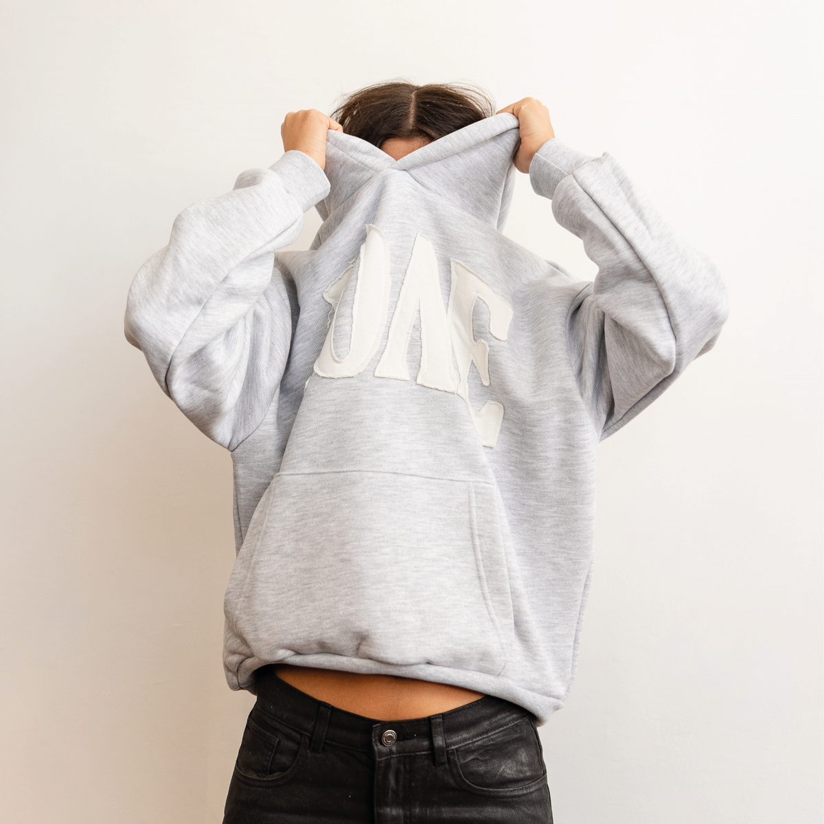 Arch Logo Hoodie Grey