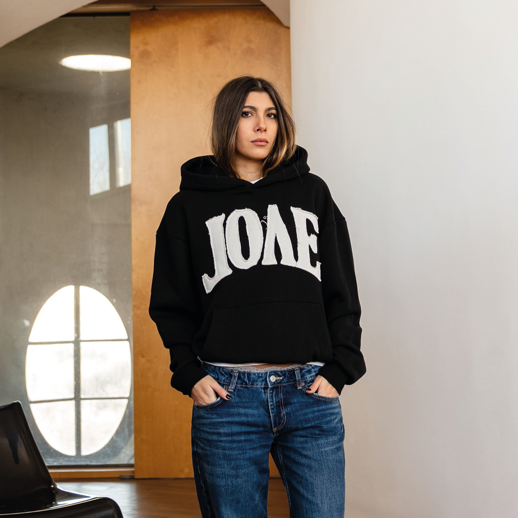 Arch Logo Hoodie Black