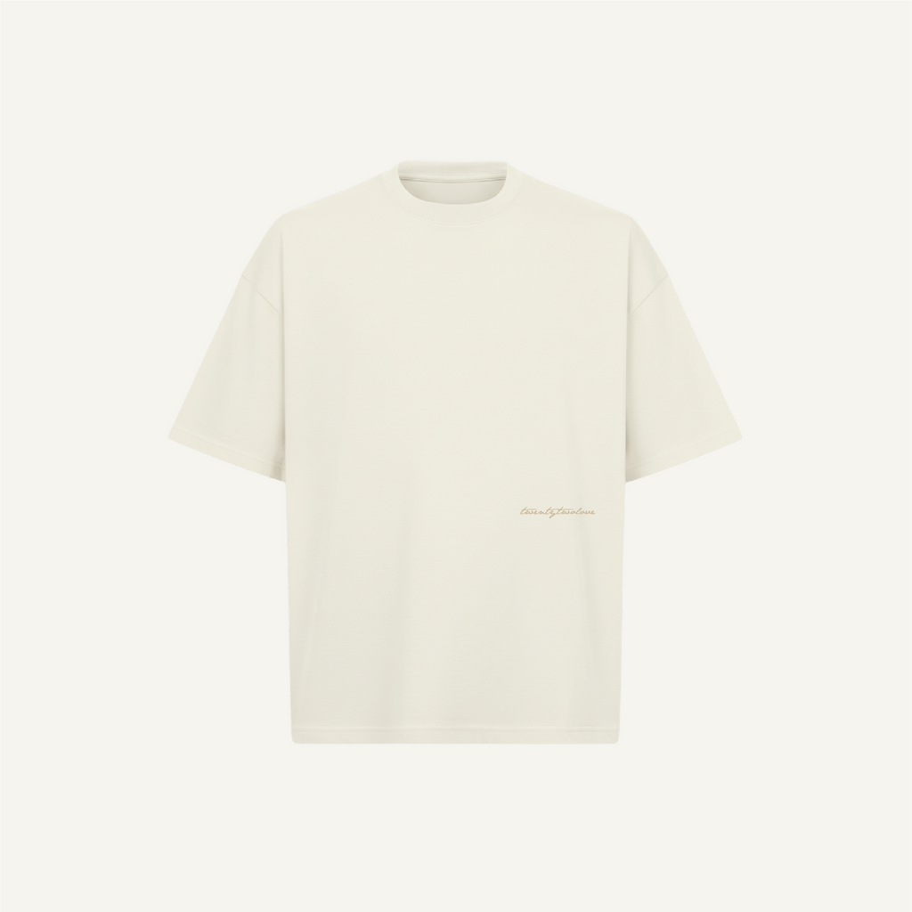 Logo Tee White