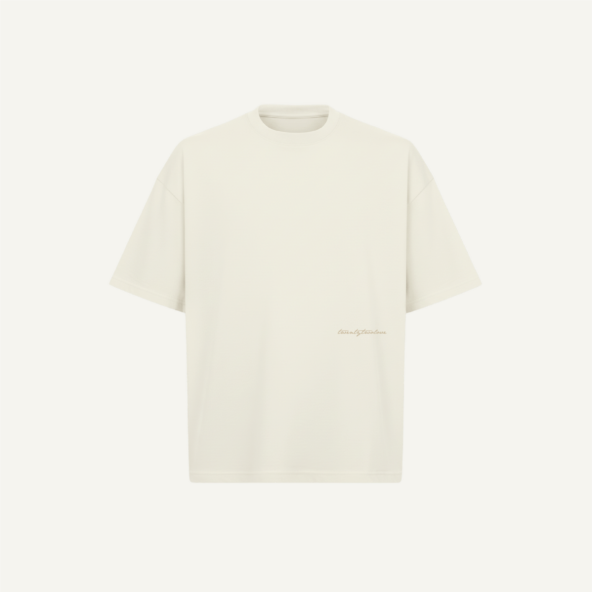 Logo Tee White
